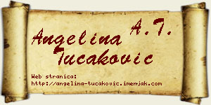 Angelina Tucaković vizit kartica